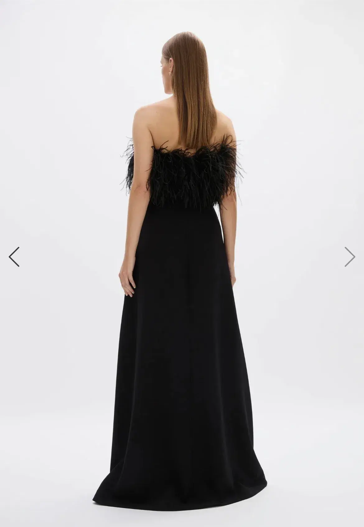 Rachel Gilbert Link Gown Black Size 12 - Image 3