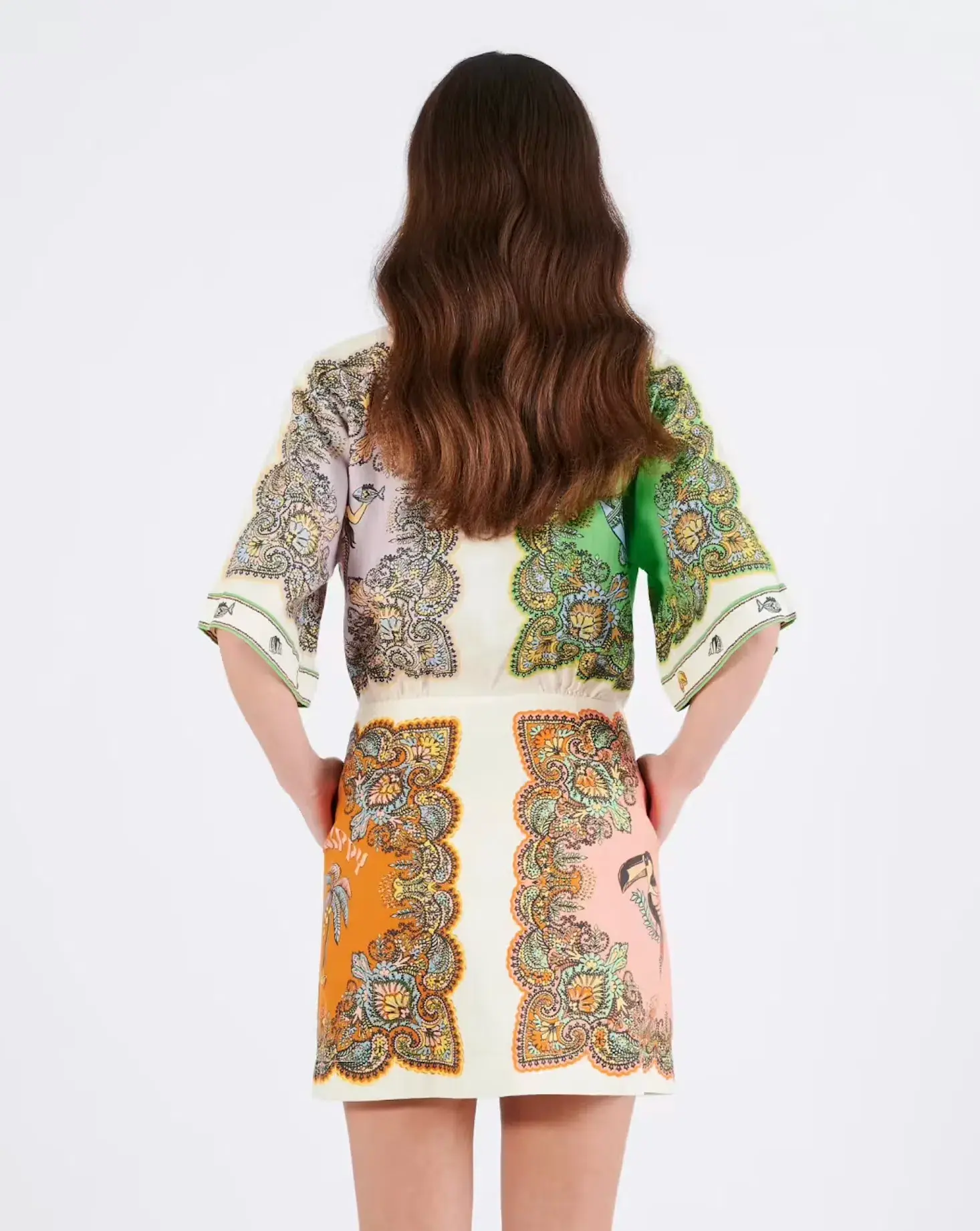 Alémais Trippy Troppo Mini Dress Print Size 12 - Image 5
