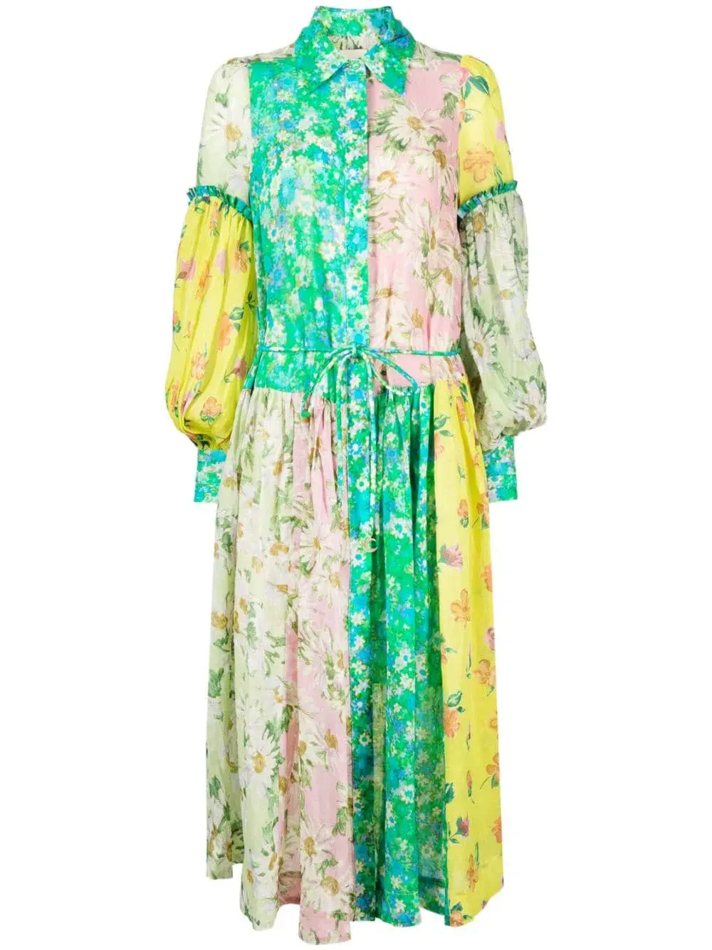 Alemais Kenzie Patchwork Shirt Dress size 12 - Image 2