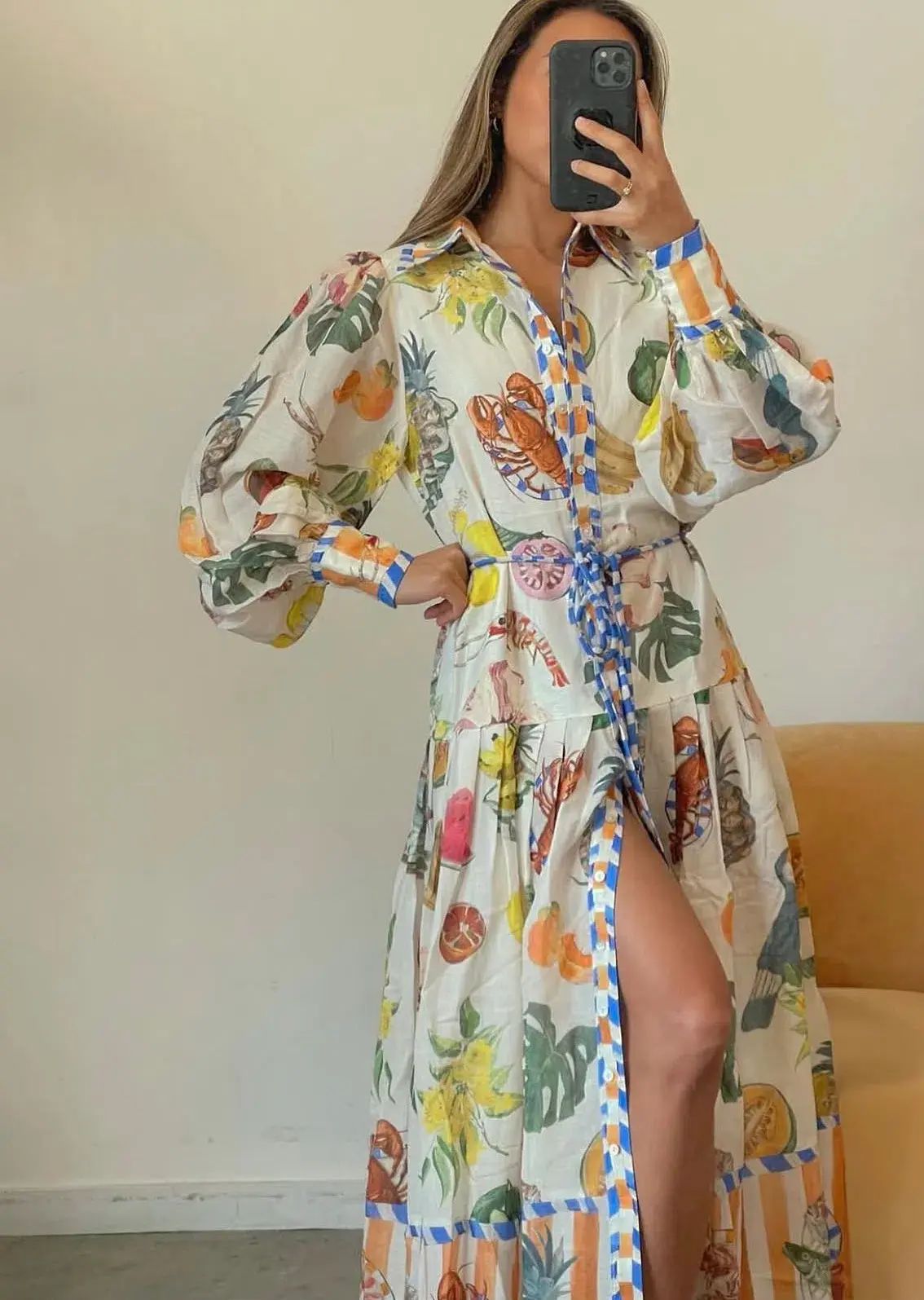 Alemais Theo ShirtDress Multi Size 10 - Image 2