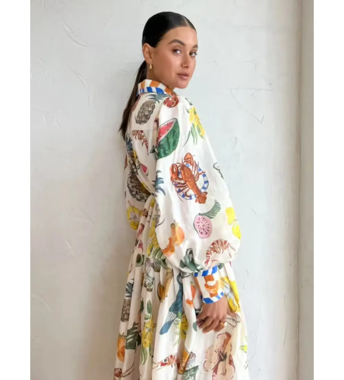 Alemais Theo ShirtDress Multi Size 10 - Image 7