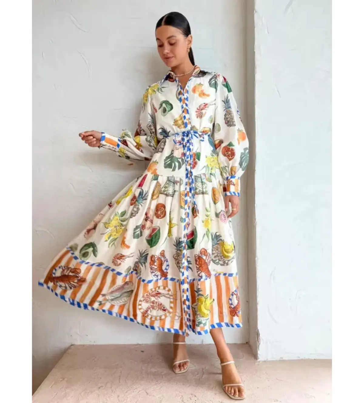 Alemais Theo ShirtDress Multi Size 10 - Image 6