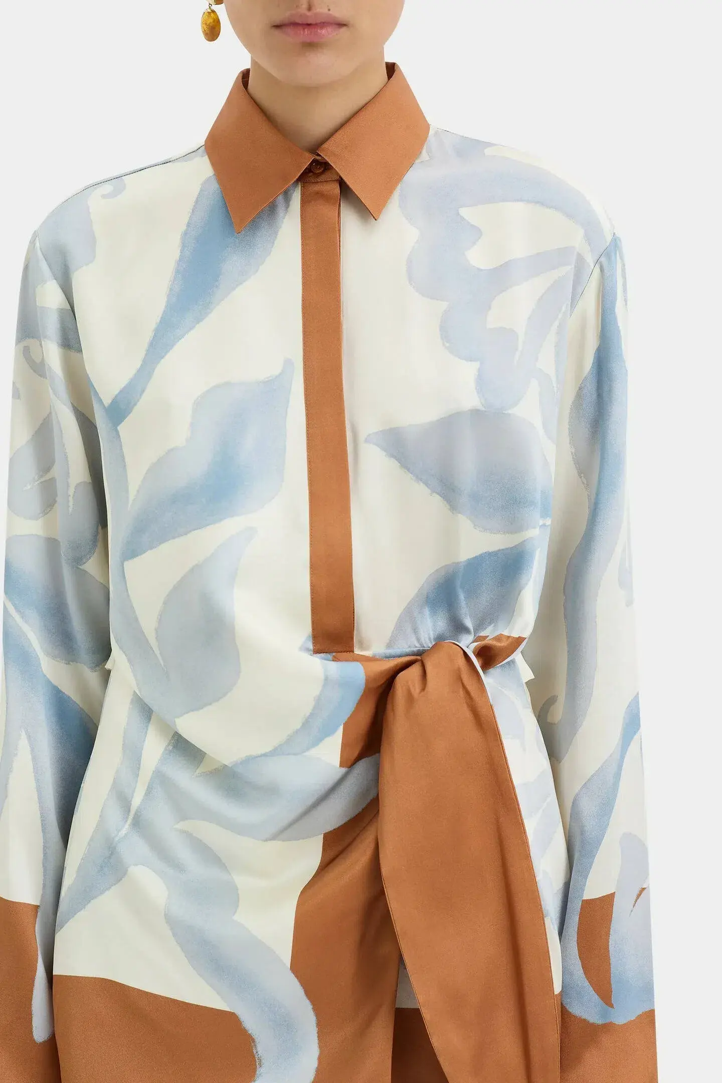 Sir The Label Sorrento Shirt Mini Dress Multi Size 6 - Image 2