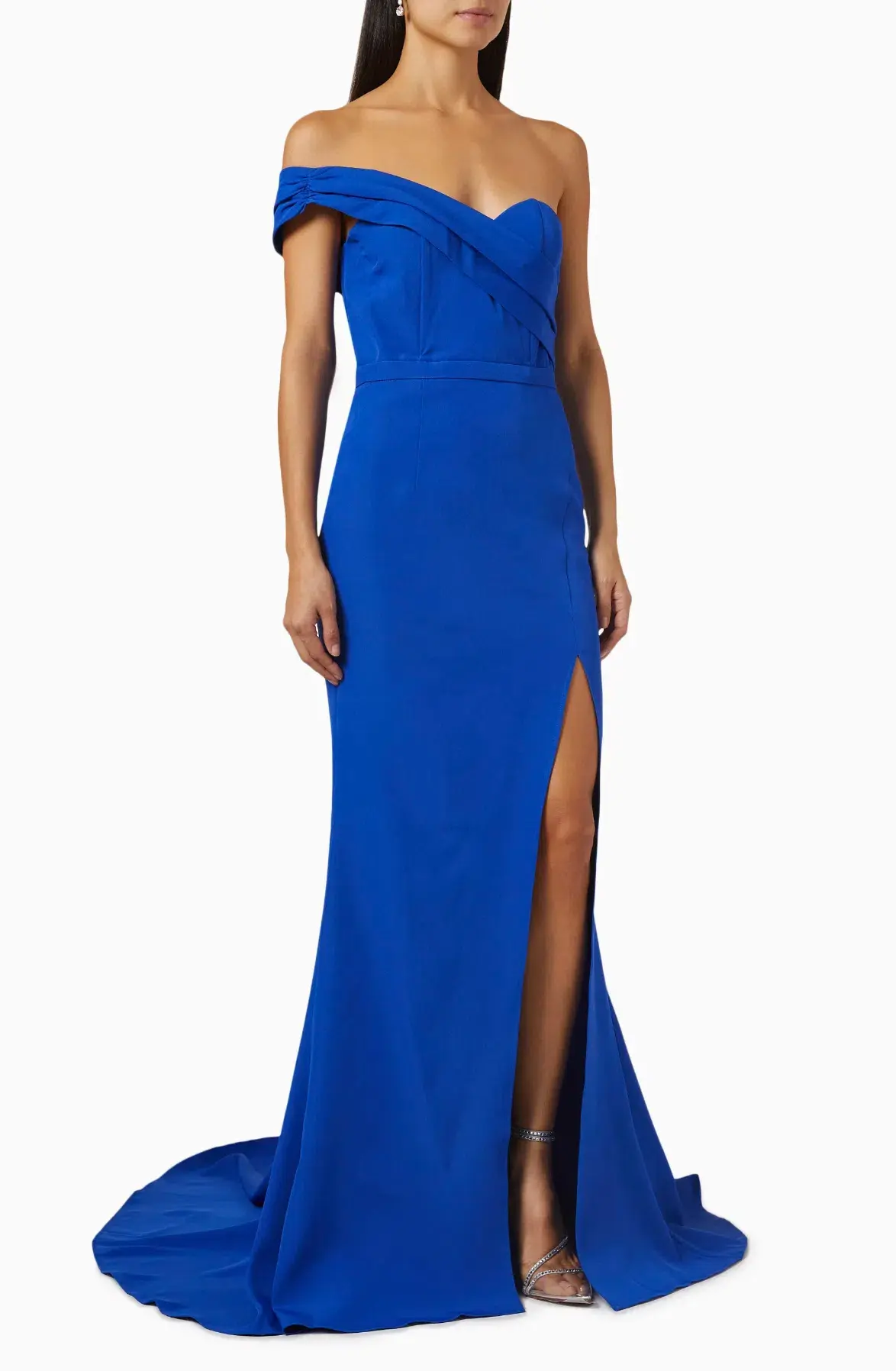 Elle Zeitoune Ladonna Evening Gown Blue Size 6 - Image 4