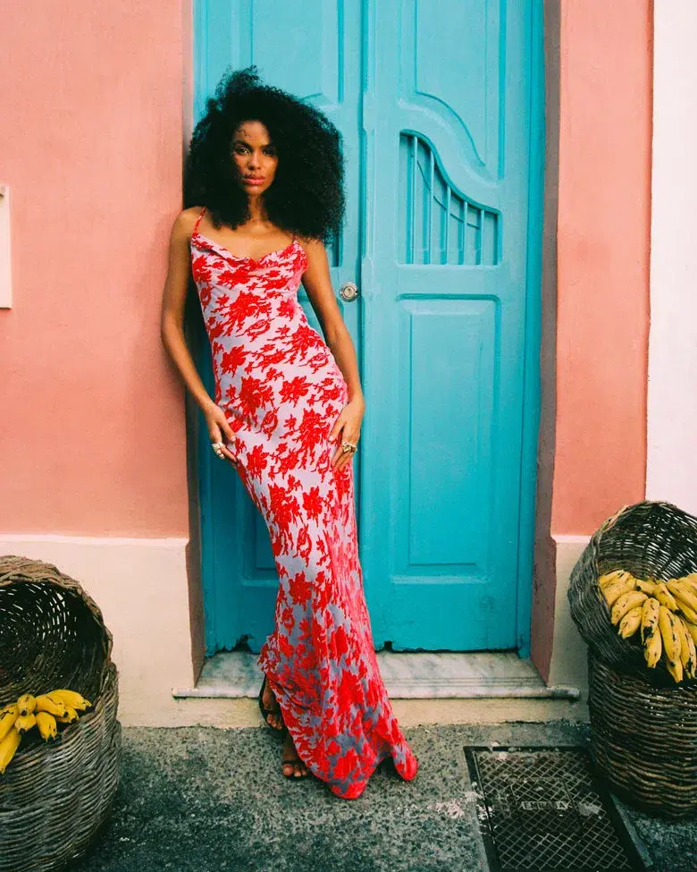 Rat & Boa Athena Dress in Red Size 6/XS for rent on The Volte - main image