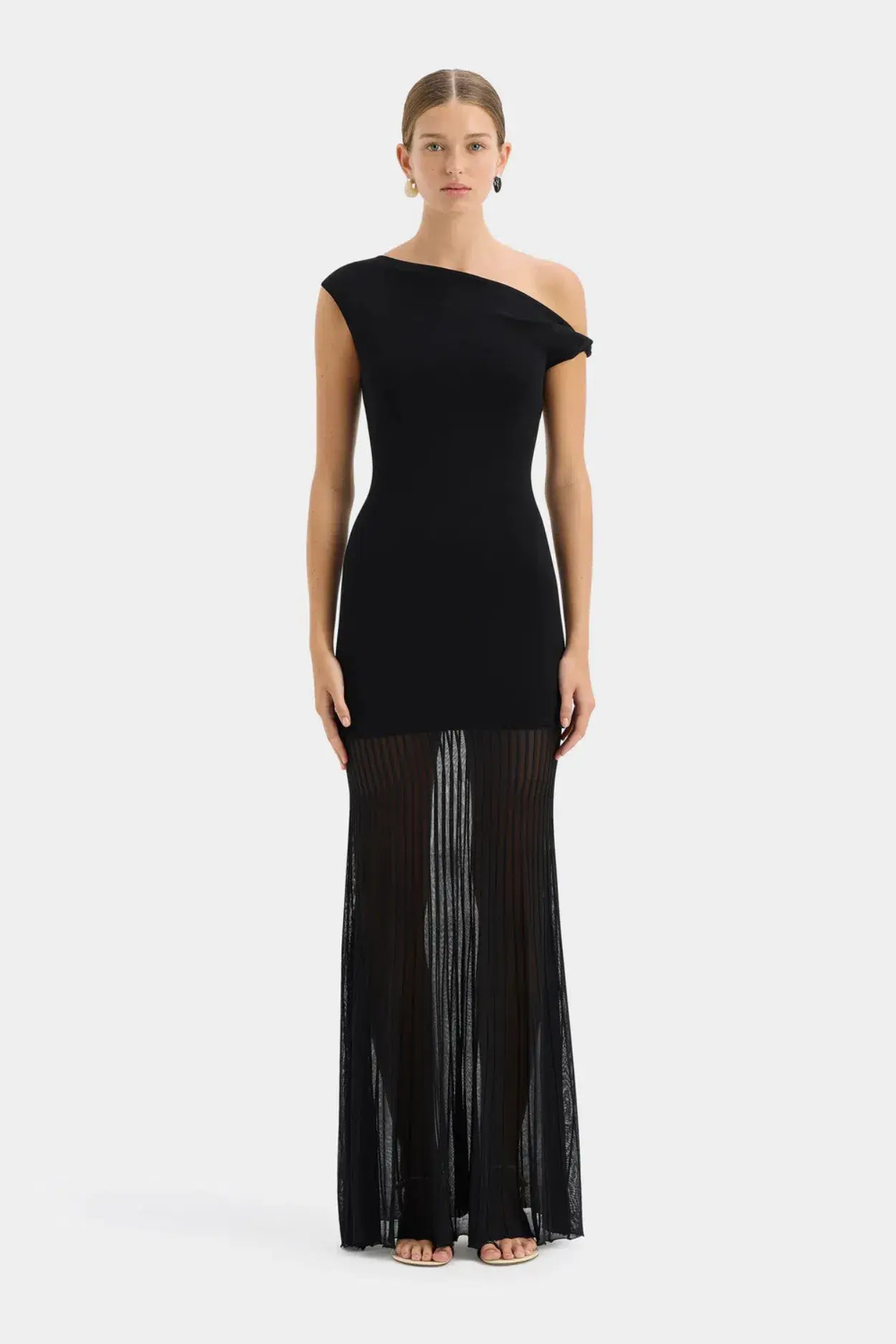 Sir The Label Indigo Twist Dress in Black Size 8 - Image 2