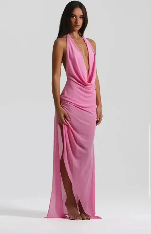 Natalie Rolt Anastasia Mini Dress Candy Pink Size 1 /AU 8 - Image 2
