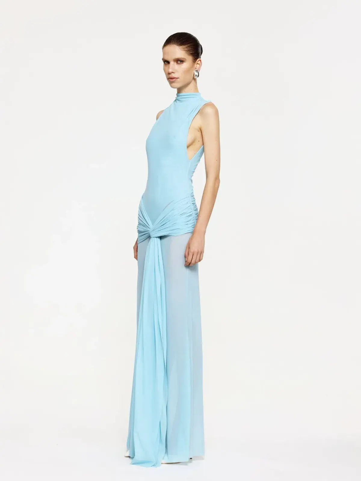 Effie Kats Roza Maxi Dress Blue Size 8 - Image 2