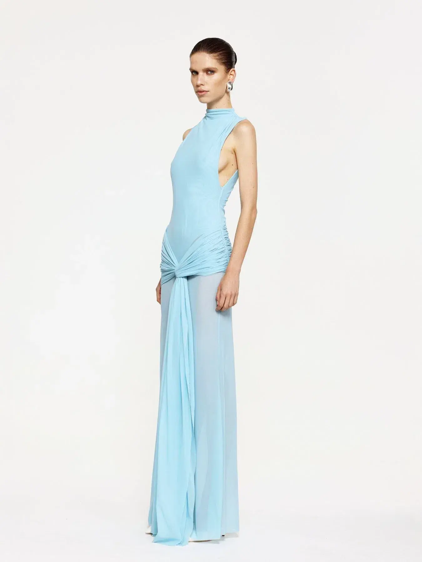 Effie Kats Roza Maxi Dress Blue Size 8 - Image 2