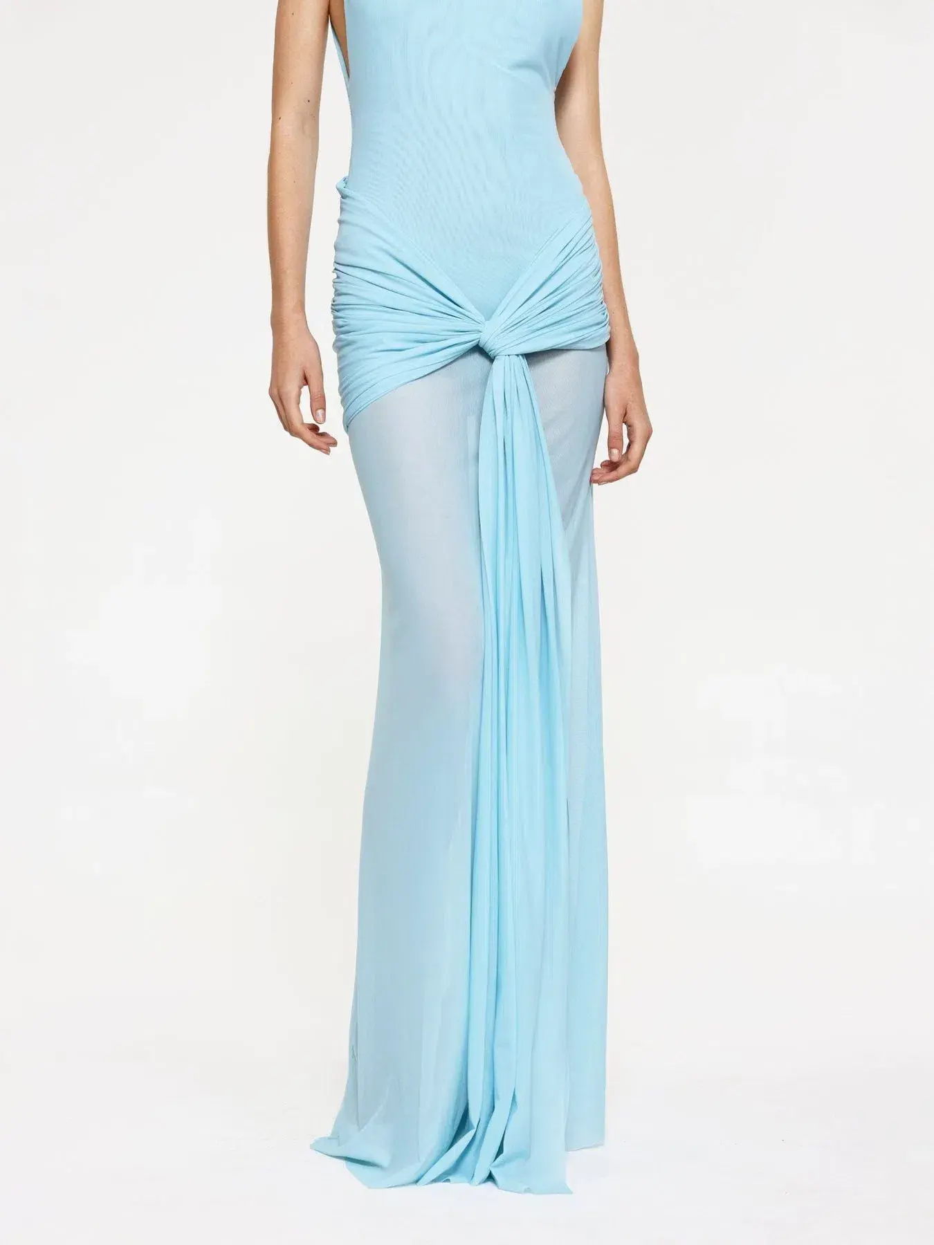 Effie Kats Roza Maxi Dress Blue Size 8 - Image 3