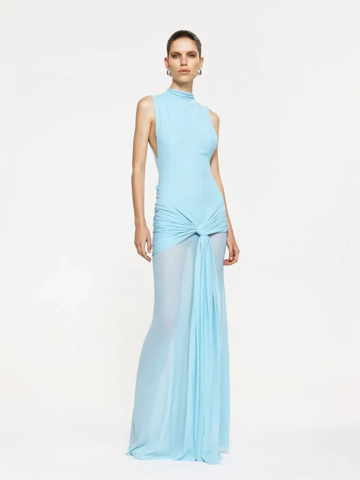 Effie Kats Roza Maxi Dress Blue Size 8 - Image 1