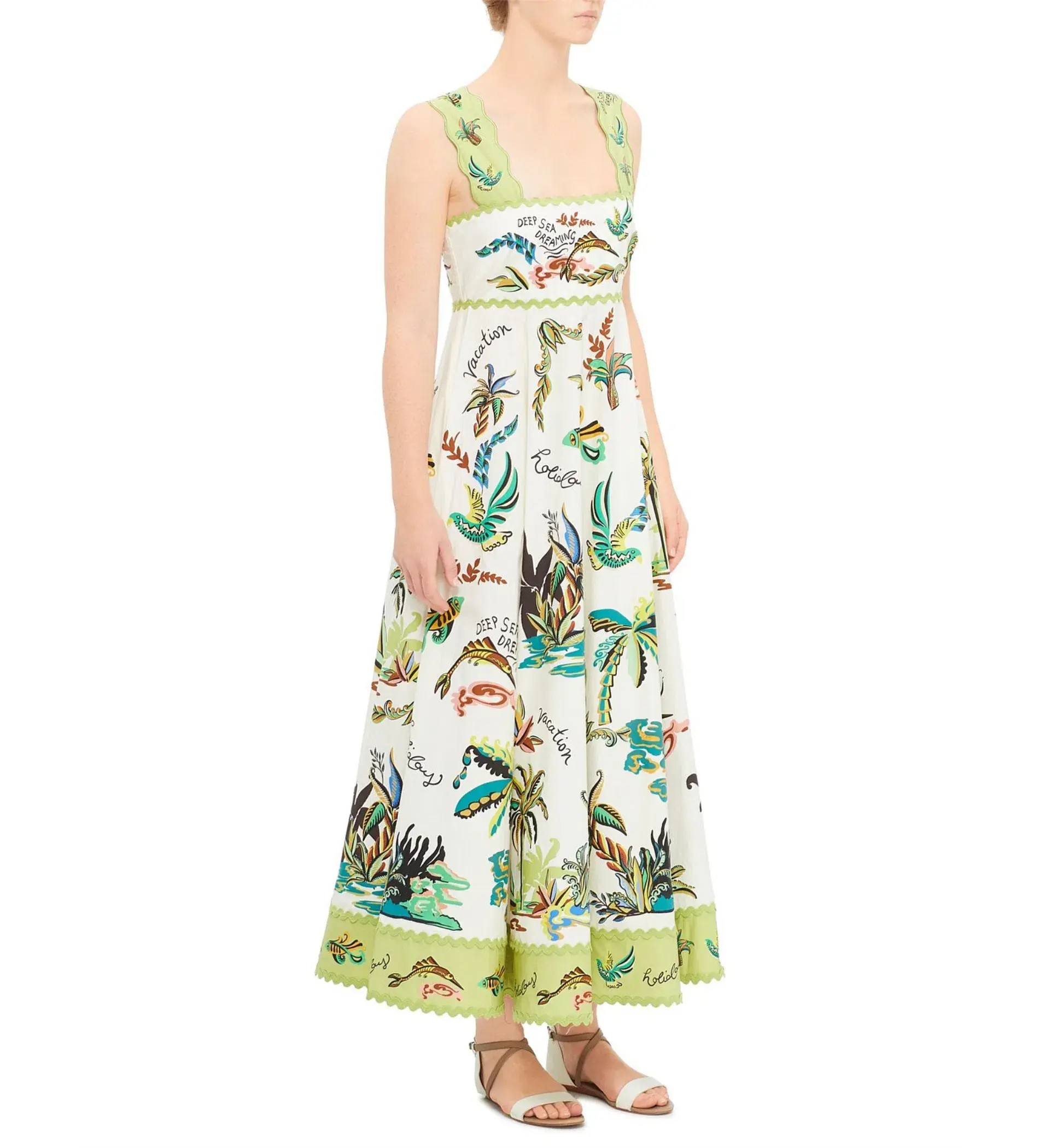 Alemais Day Dream Summer Dress Exclusive Print Size 12 - Image 2