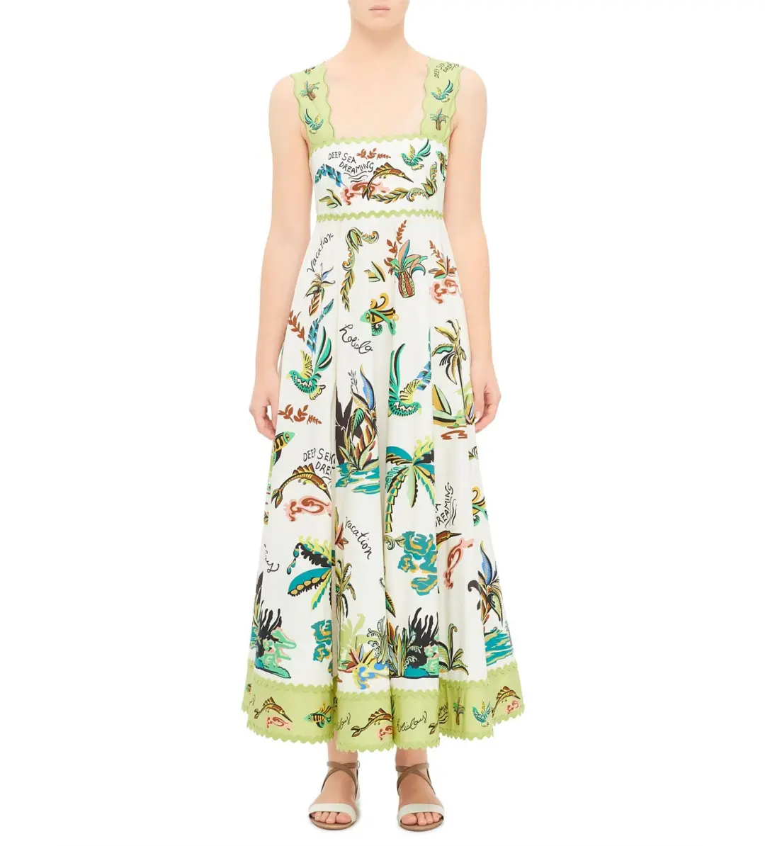 Alemais Day Dream Summer Dress Exclusive Print Size 12 for rent on The Volte - main image