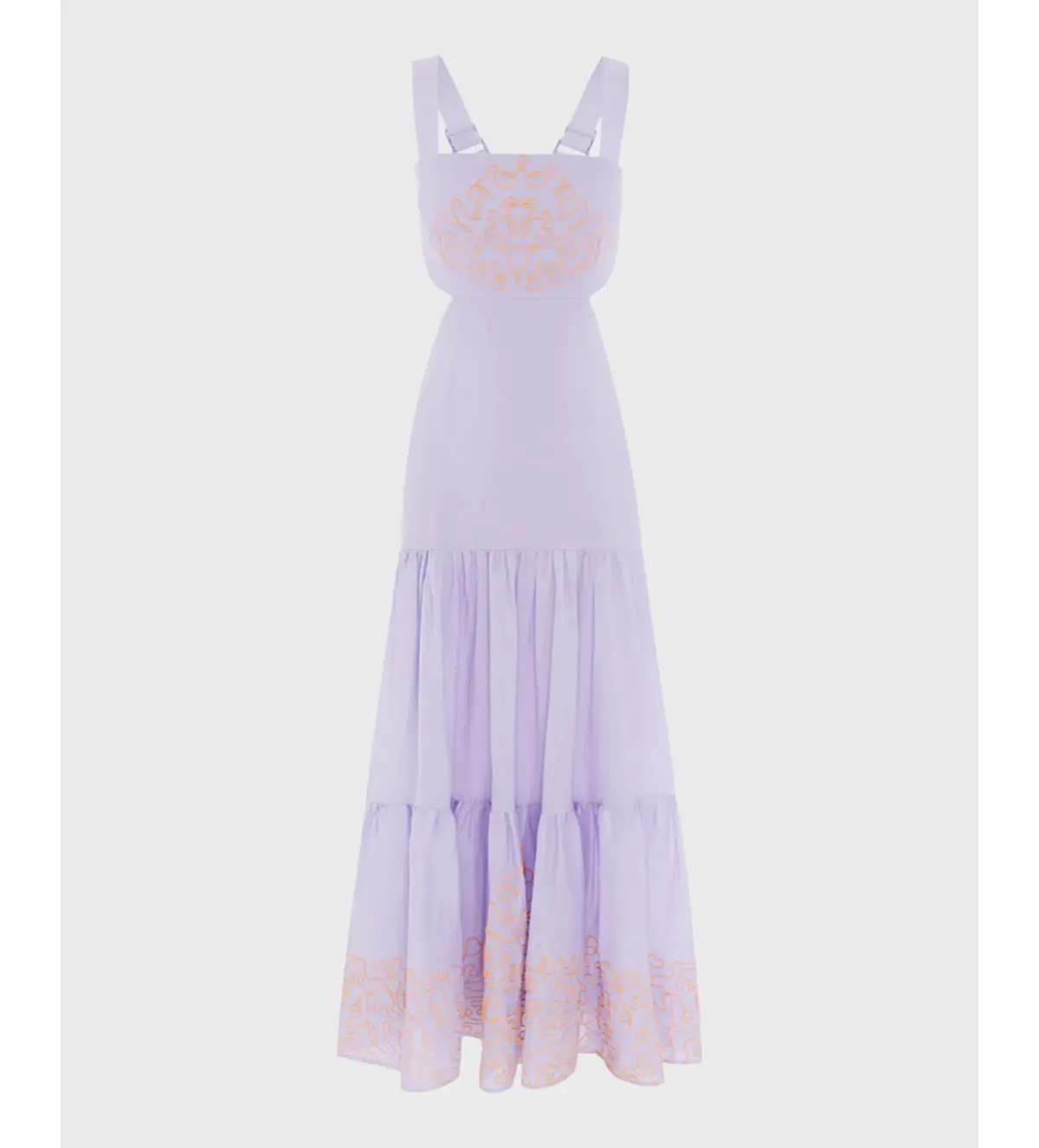 Alemais Maggie Cutout Midi Dress Purple Size 8 - Image 3