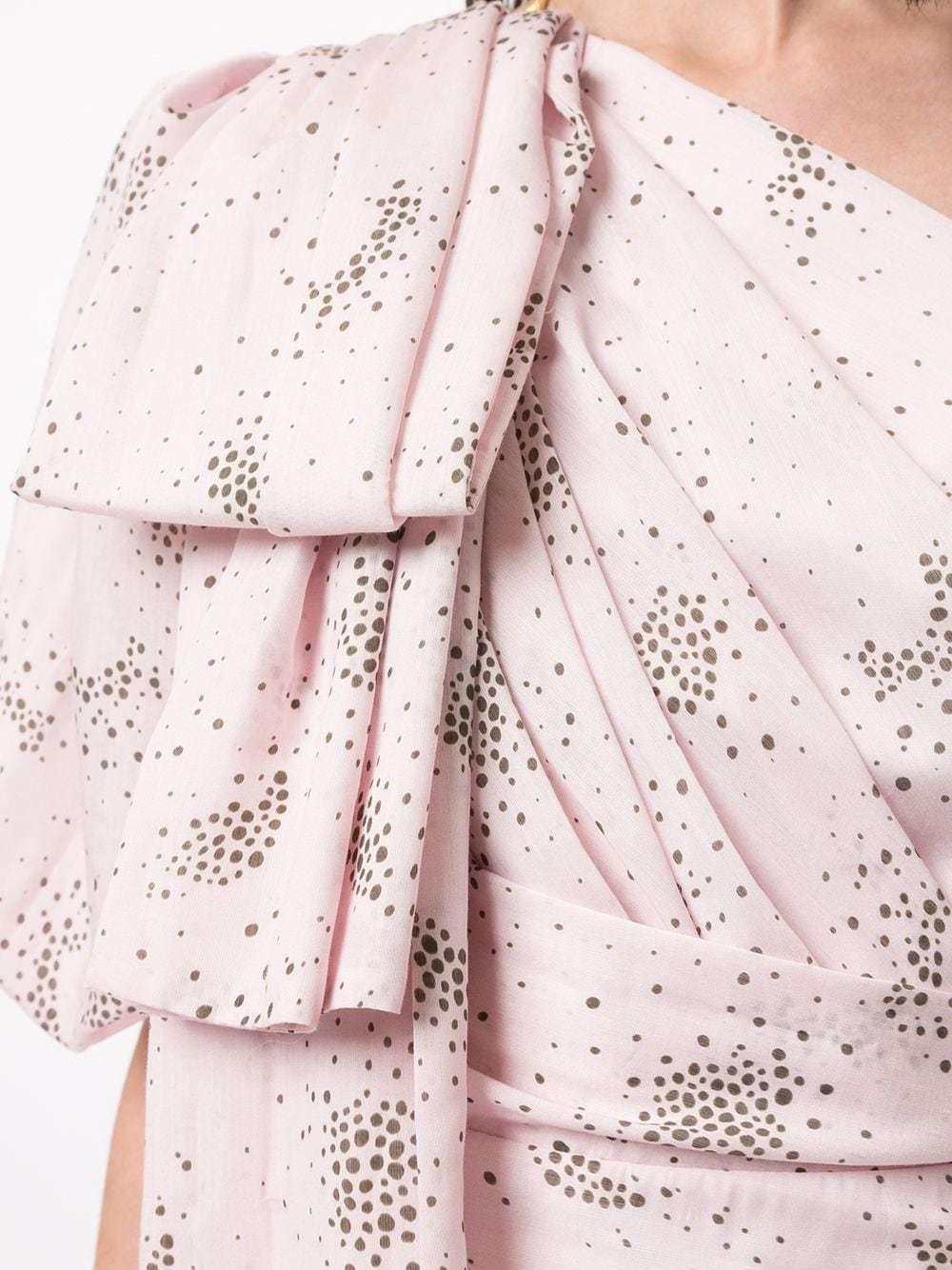 Acler Mavis Mini Dress Blush Print Size 10 - Image 4