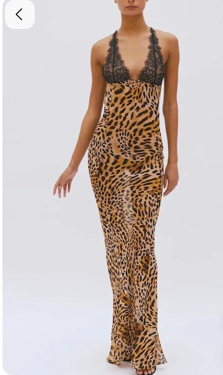 Rat and Boa Akima Leopard slip dress Size L - Image 1