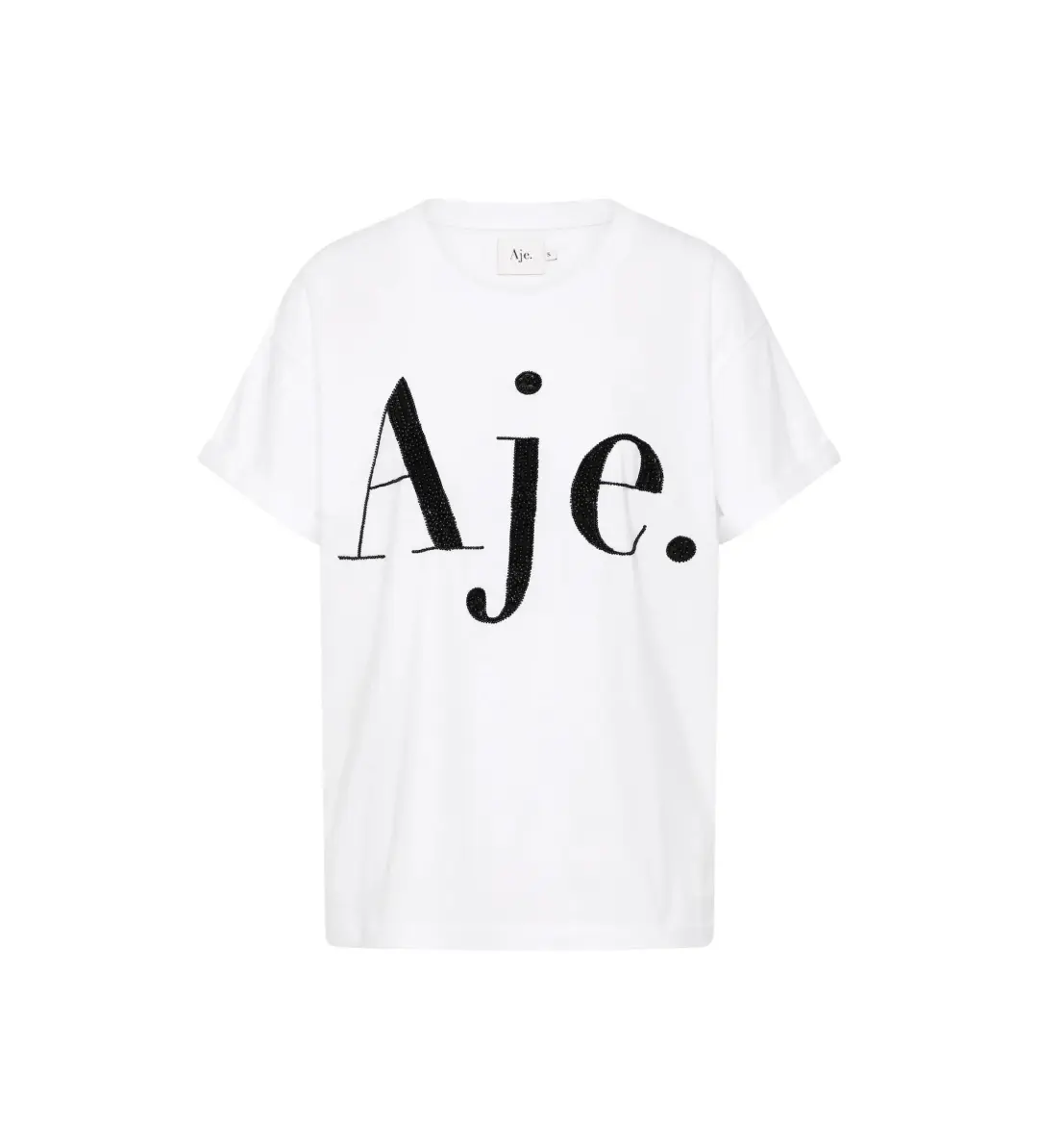 Aje Beyond Embellished Logo Tee Size XS/6 for rent on The Volte - main image