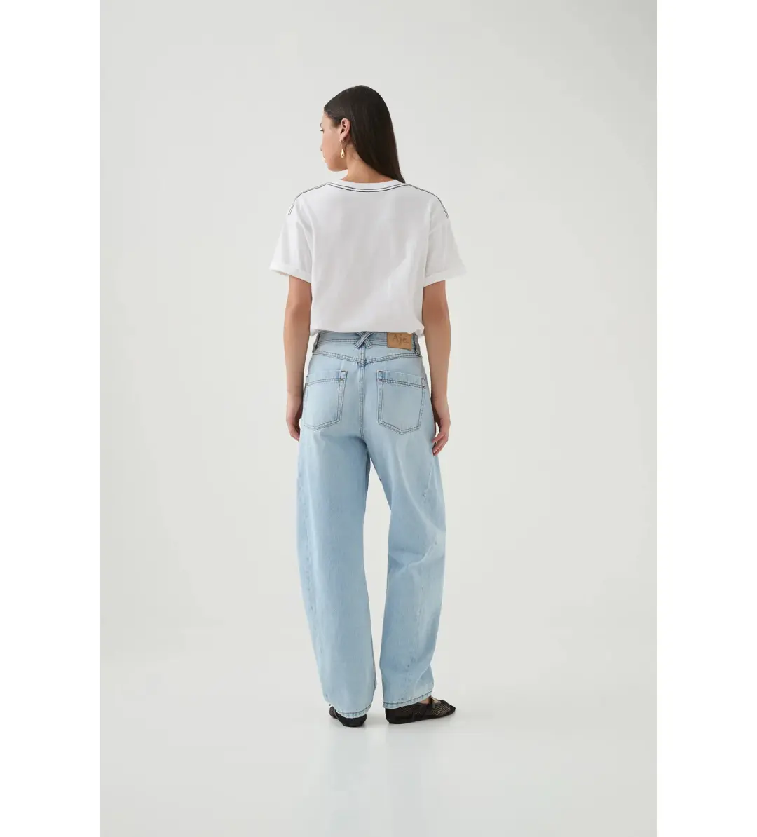 Aje Beyond Embellished Logo Tee Size XS/6 for rent on The Volte - main image