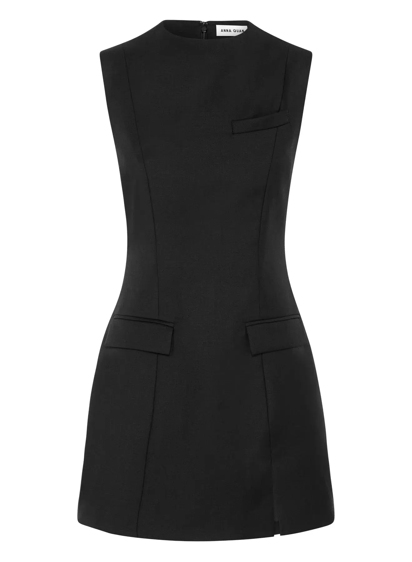 Anna Quan Hanna Mini Dress Black Size 8 - Image 5