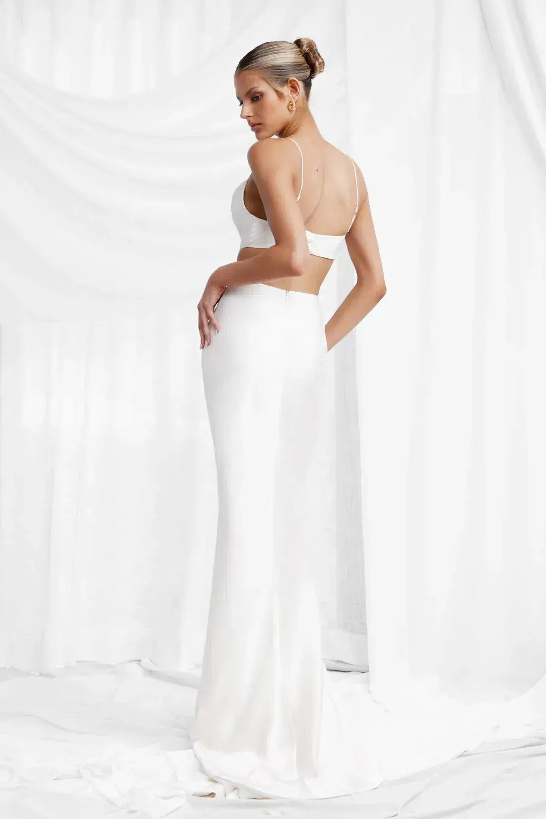Lexi Celia Maxi Dress in Oyster Size AU 6 - Image 3
