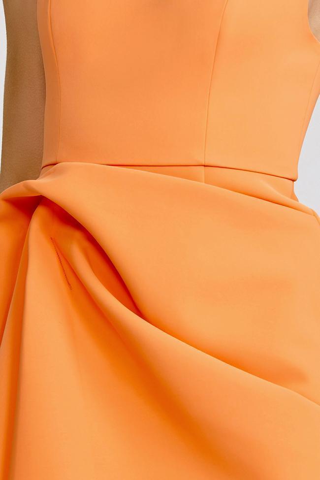 Acler - Clarke Dress - Papaya - Size 10 - Image 2