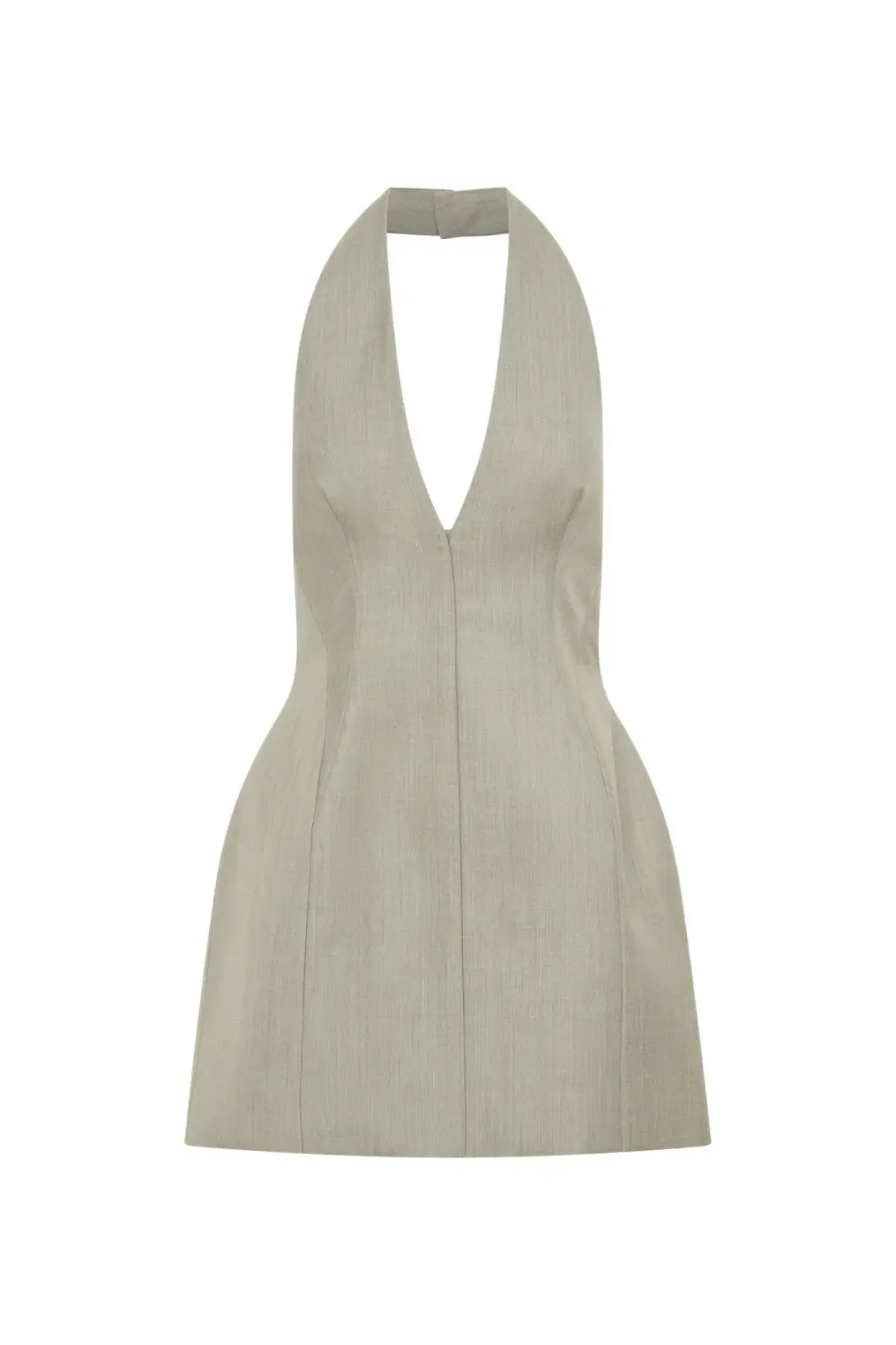 Camilla and Marc Pompidou Mini Dress Olive Marle Size 10 for rent on The Volte - main image