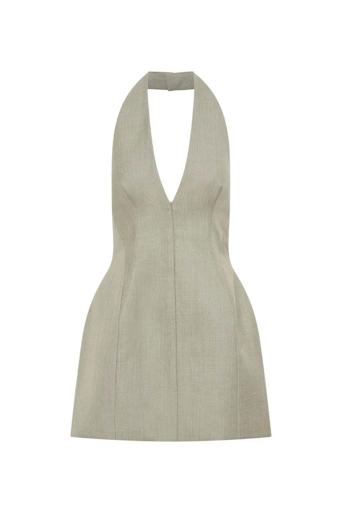 Camilla and Marc Pompidou Mini Dress Olive Marle Size 10 - Image 4