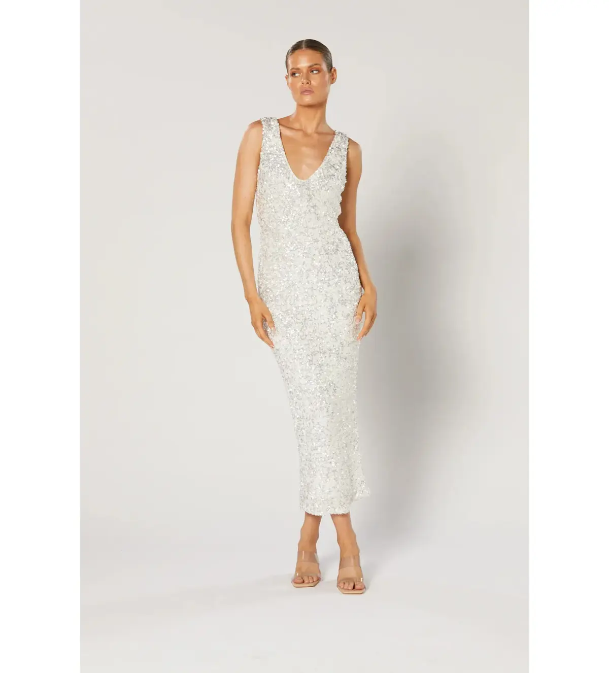 Winona Zeox Midi Dress White Size AU 6 - Image 1