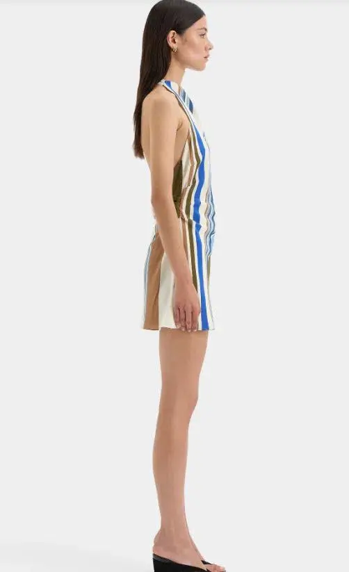 Sir The Label Thistle Halter Mini Dress Multi Size 1 / Aus 8 for rent on The Volte - main image