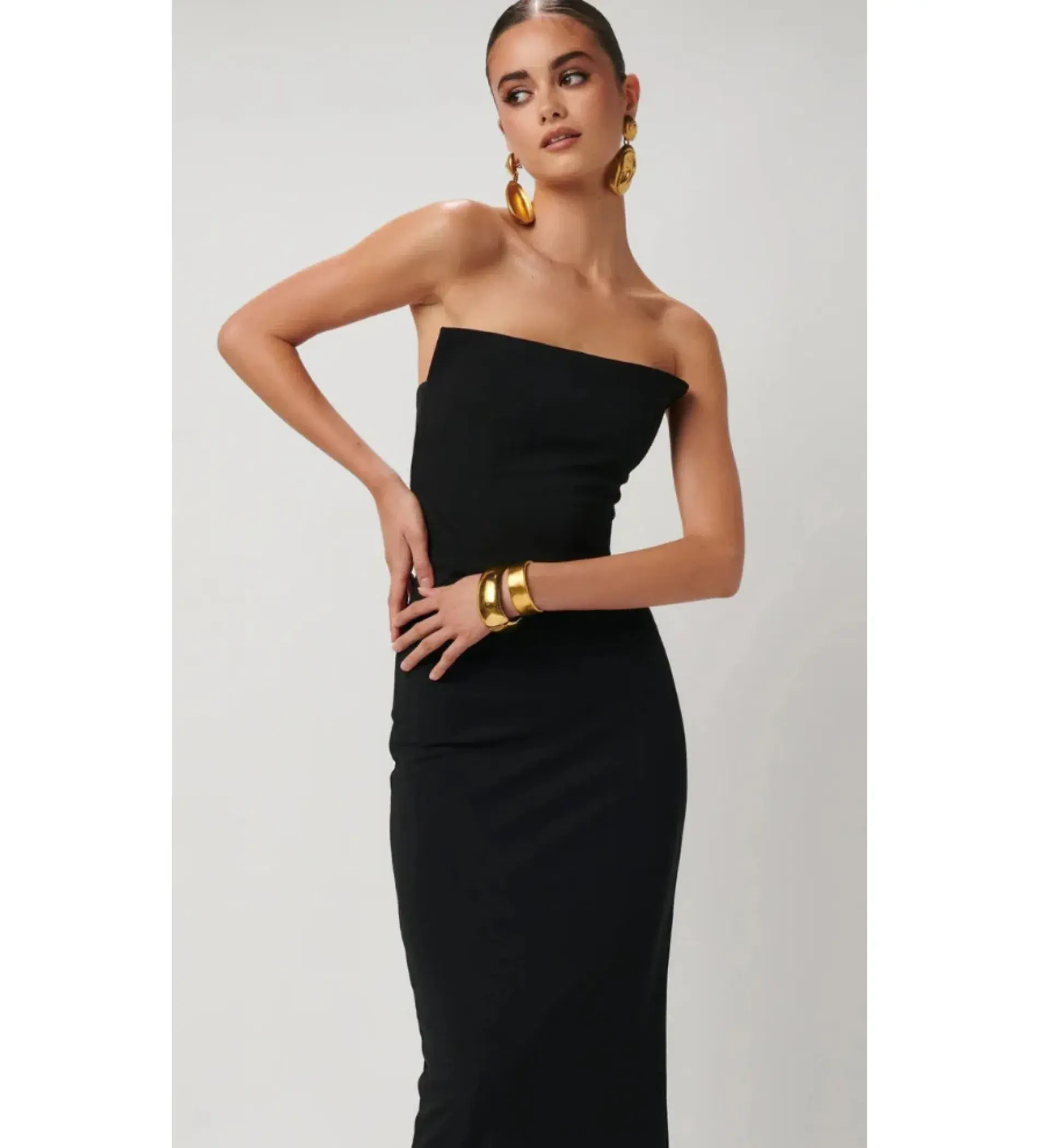 Effie Kats Danna Dress Black Size AU 10 - Image 3