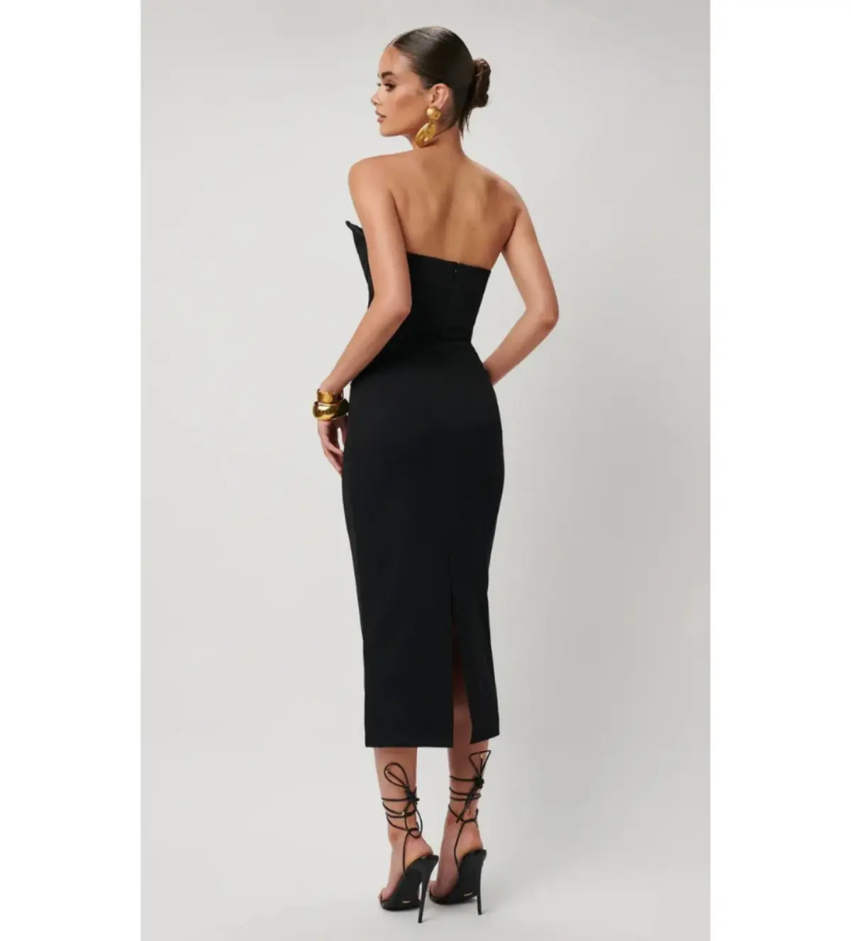 Effie Kats Danna Dress Black Size AU 10 - Image 4
