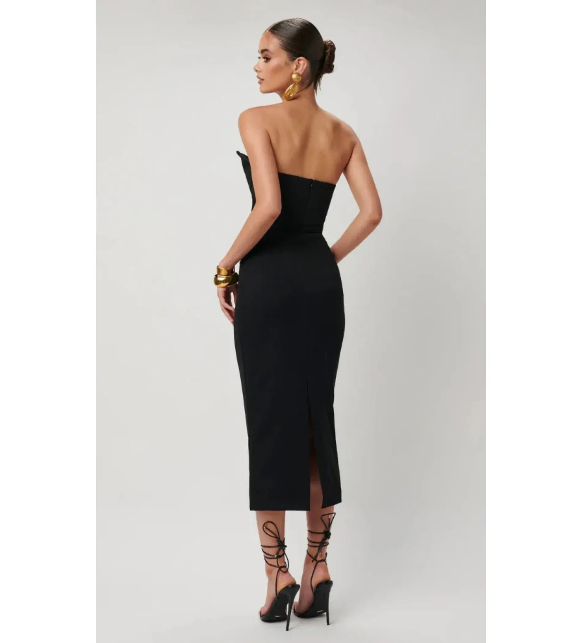 Effie Kats Danna Dress Black Size AU 10 - Image 4