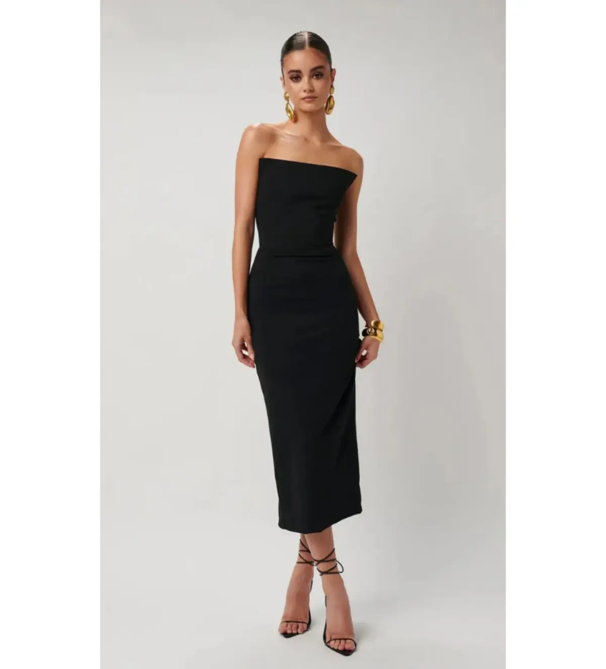 Effie Kats Danna Dress Black Size AU 10 - Image 1