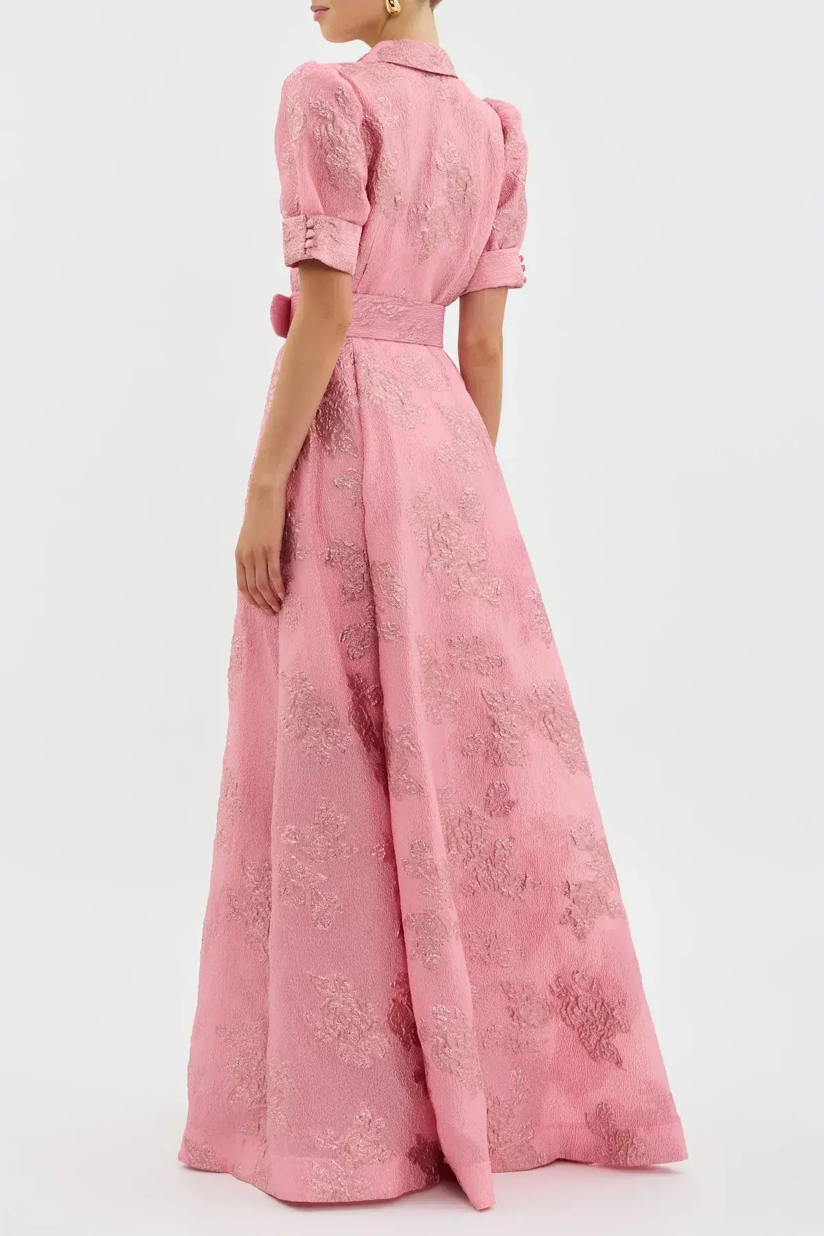Rebecca Vallance Annette Button Gown Pink Size 10 - Image 4
