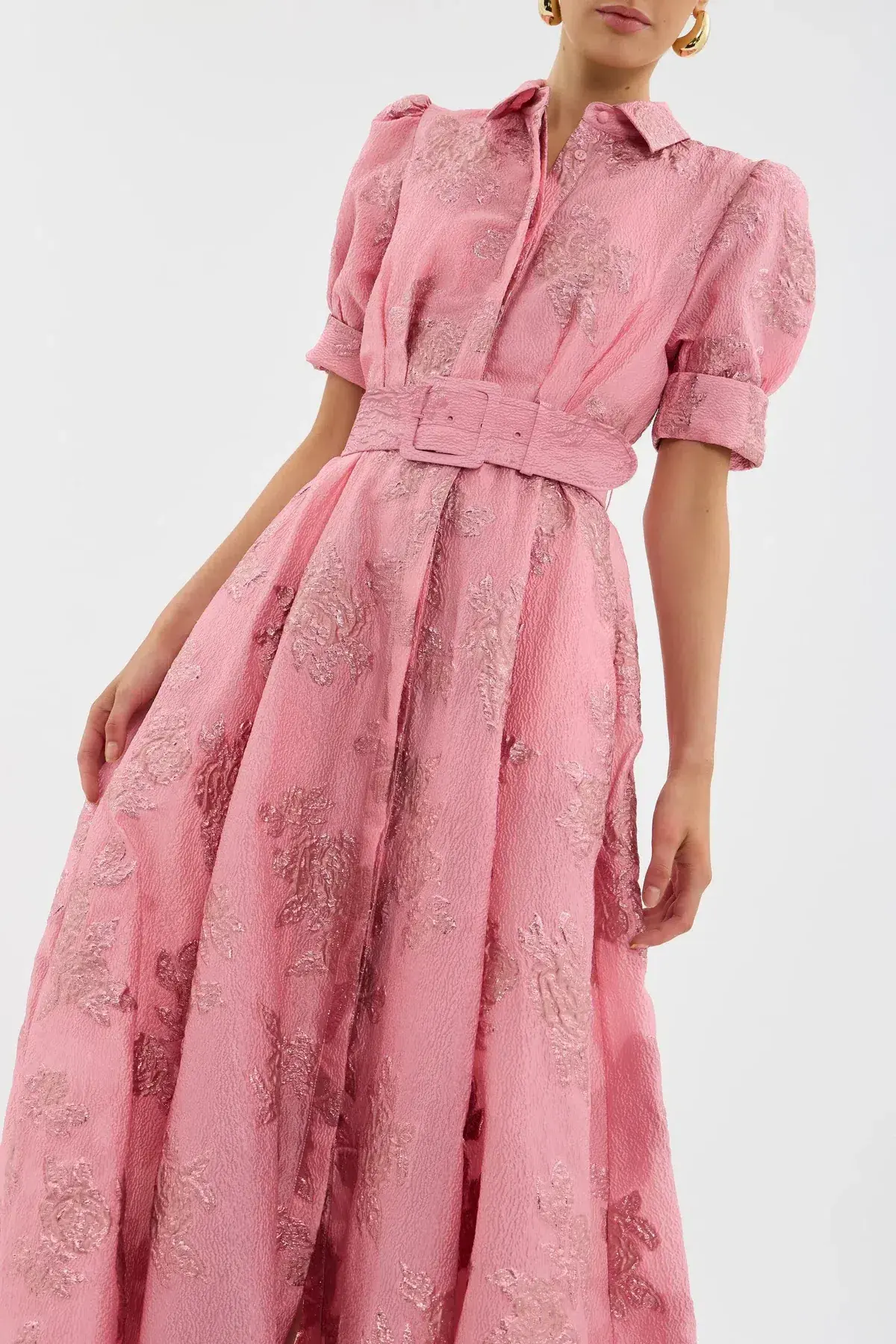 Rebecca Vallance Annette Button Gown Pink Size 10 - Image 3