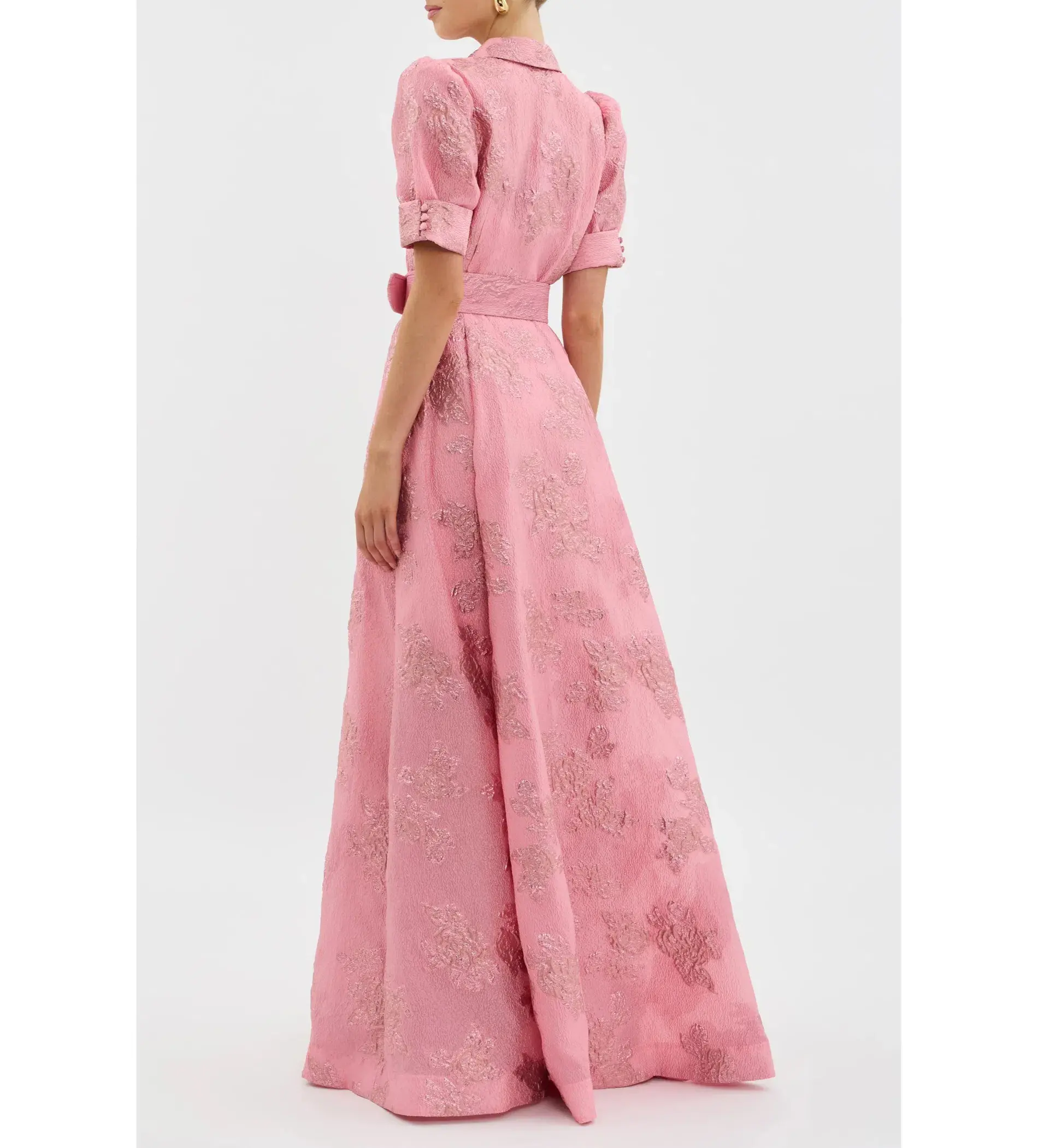 Rebecca Vallance Annette Button Gown Pink Size 12 - Image 3