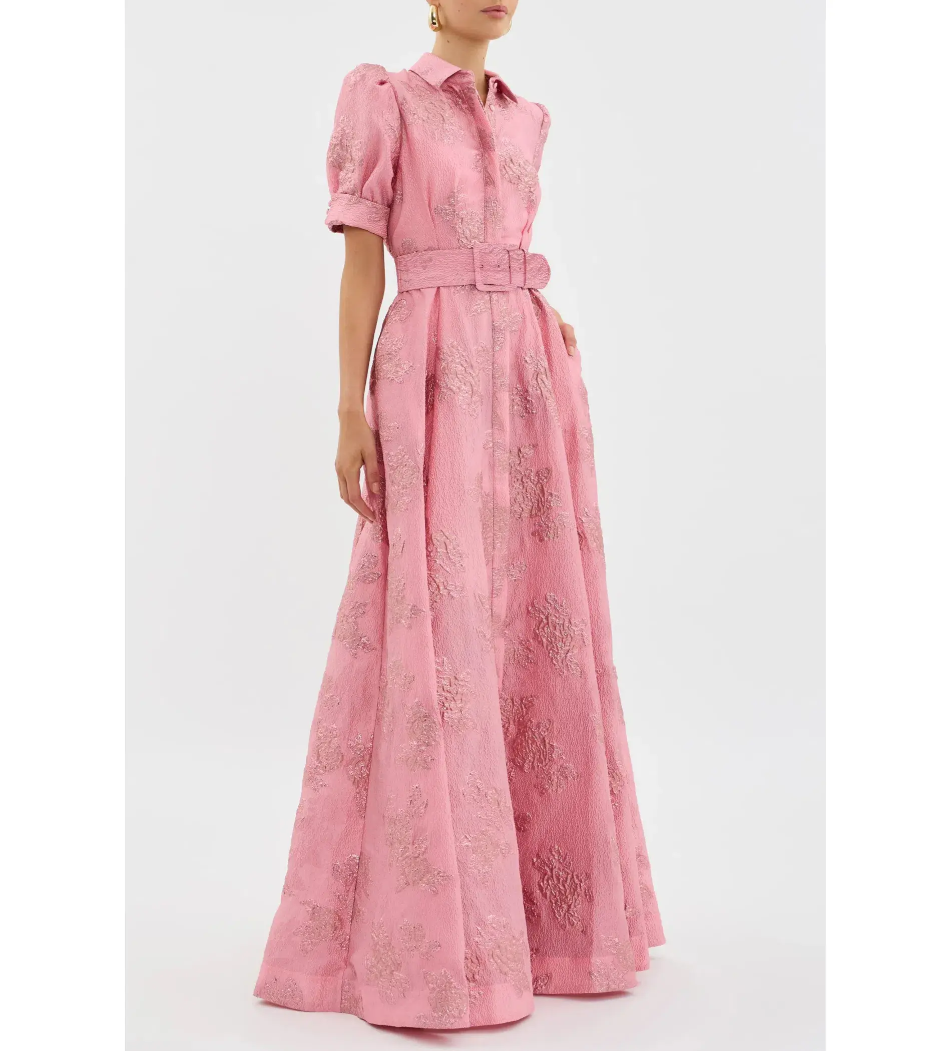 Rebecca Vallance Annette Button Gown Pink Size 12 - Image 2