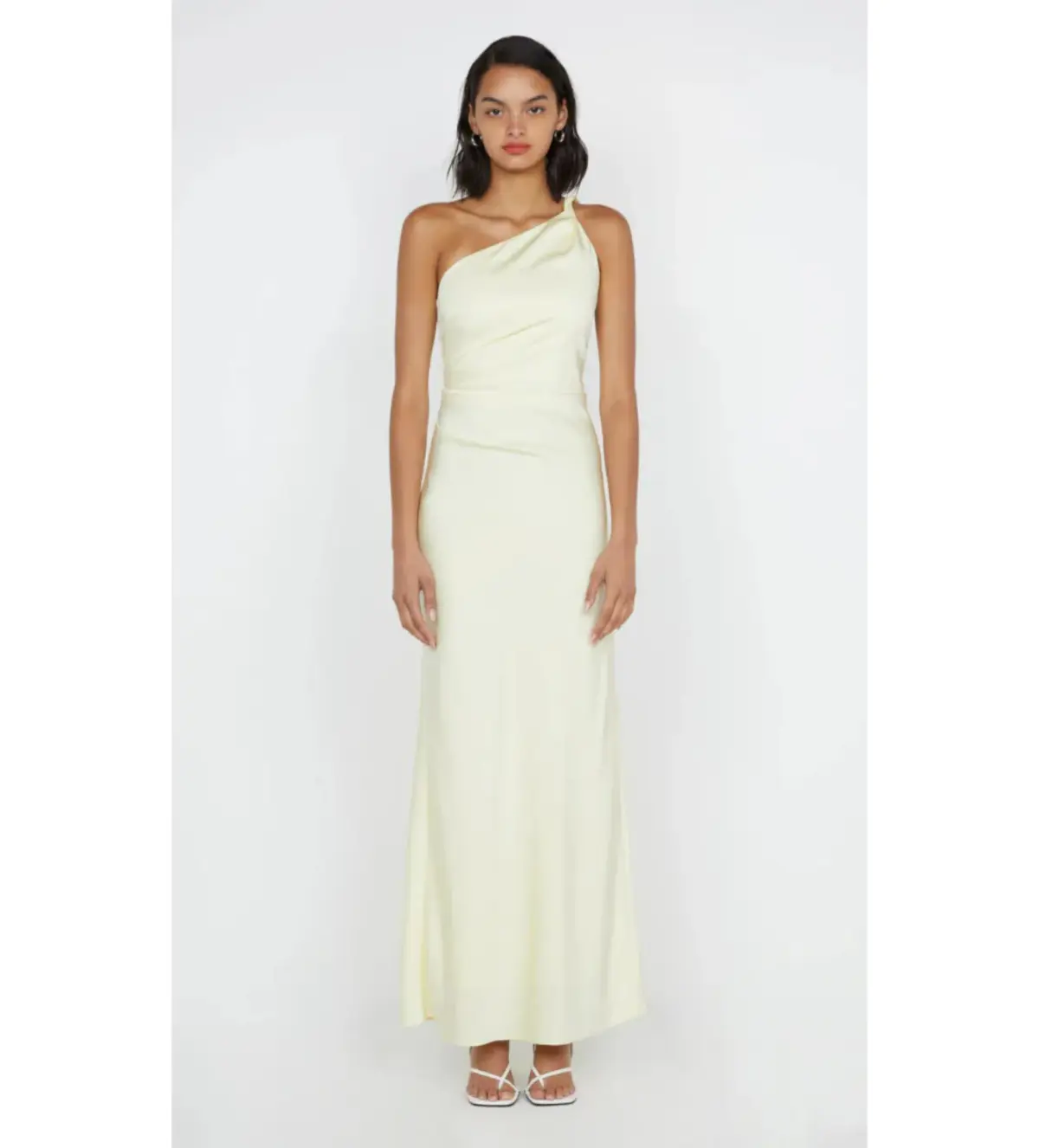 Bec & Bridge Lunetta Asym Dress Ice Yellow Size AU 8 - Image 1