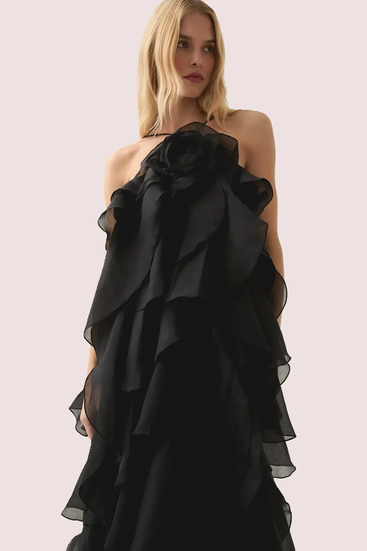 Aje Pandorea Black Maxi Dress Size 10 - Image 4