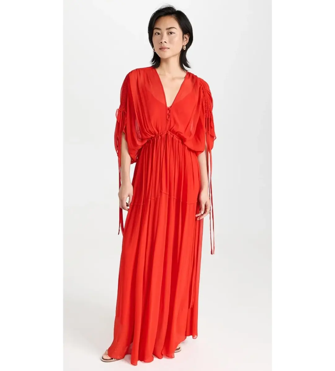 Lee Mathews Ines Dress Raspberry Size 10/M for rent on The Volte - main image