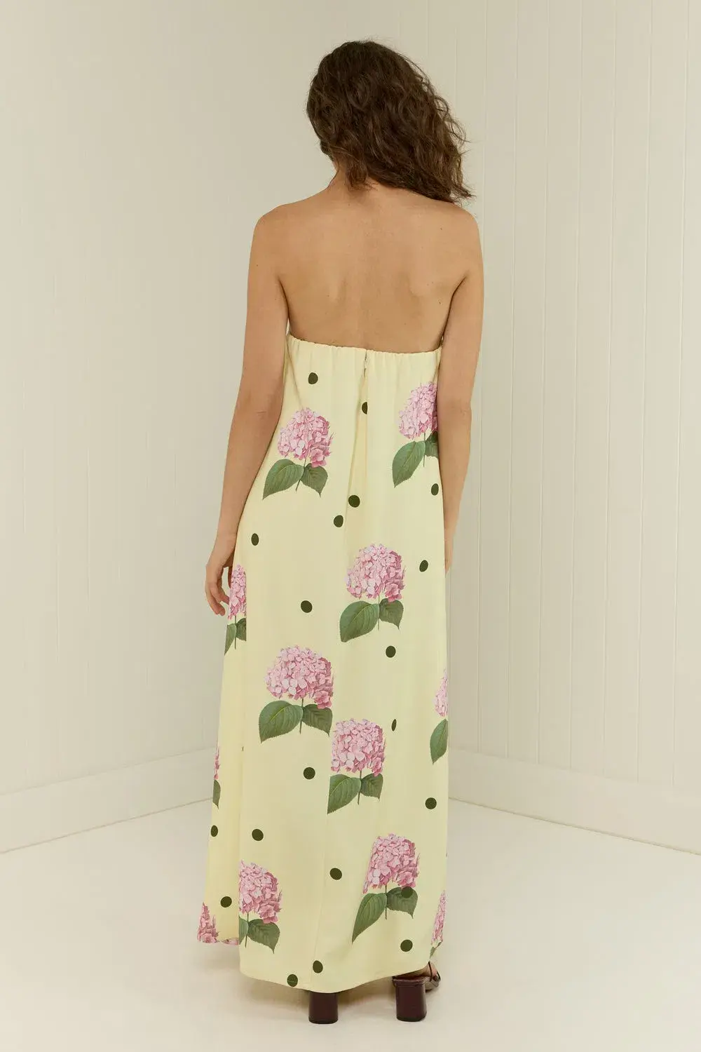 Palm Noosa Alessia Maxi Dress Portofino Polka Dot Print Size 14 for rent on The Volte - main image