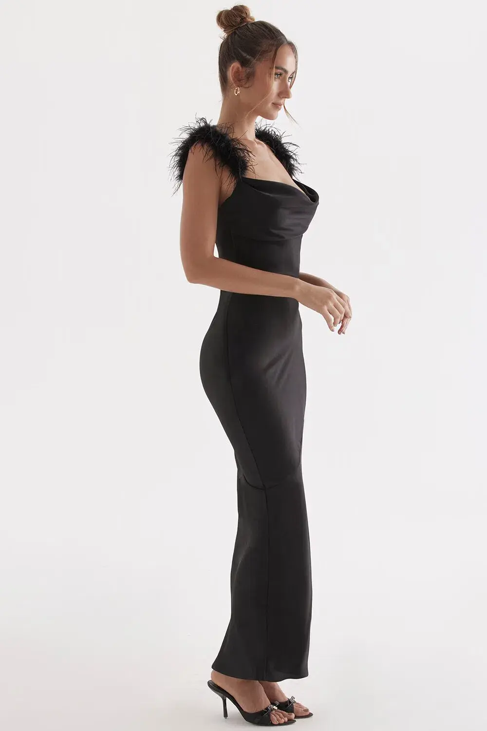 House of CB Tabitha Maxi Dress Black Size AU 6 - Image 2