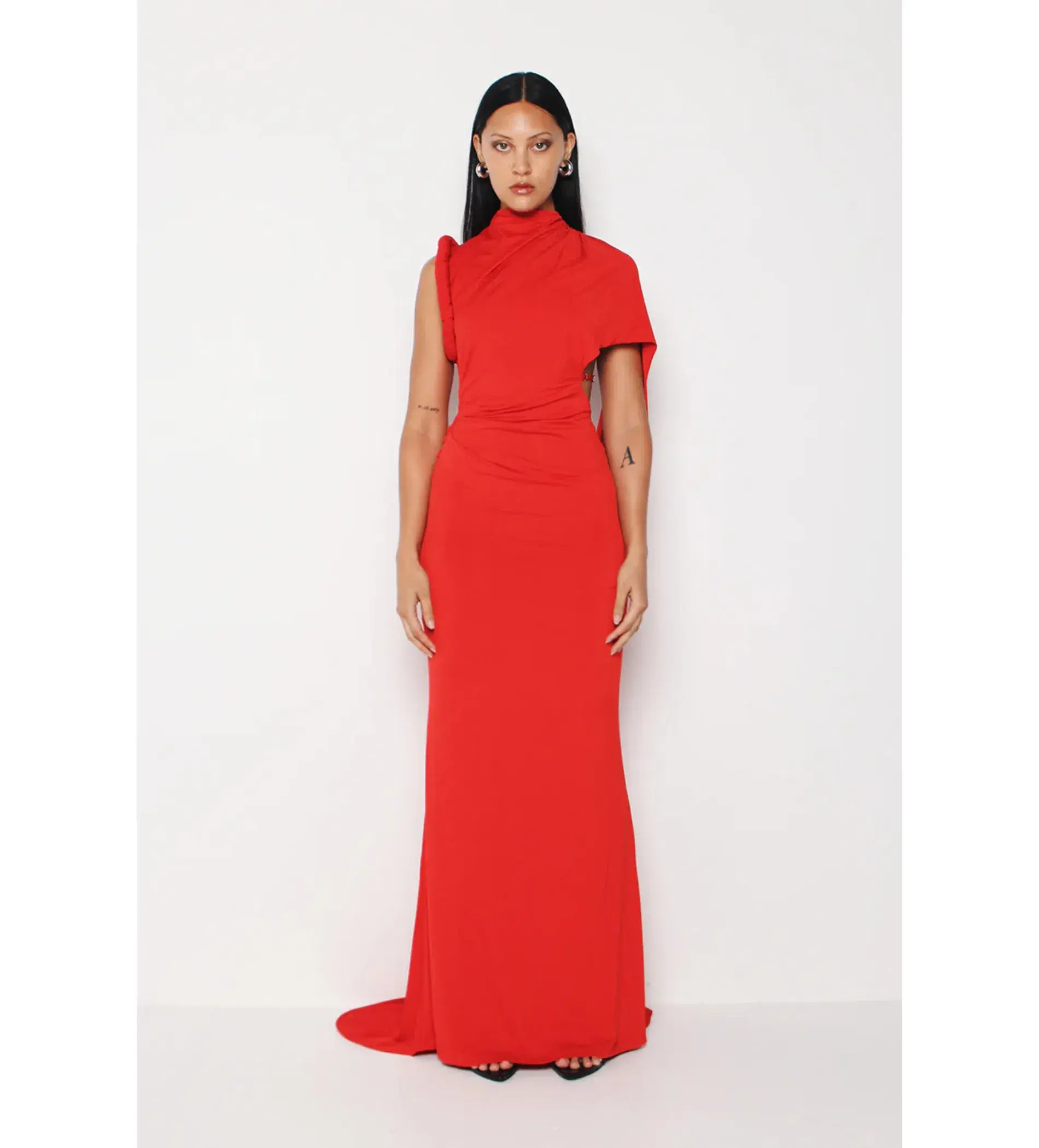 Kourh Neon Maxi Dress Red Size L / AU 12 - Image 1