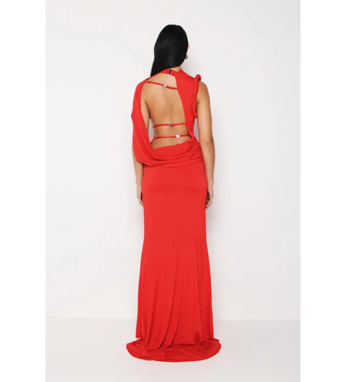 Kourh Neon Maxi Dress Red Size L / AU 12 - Image 4