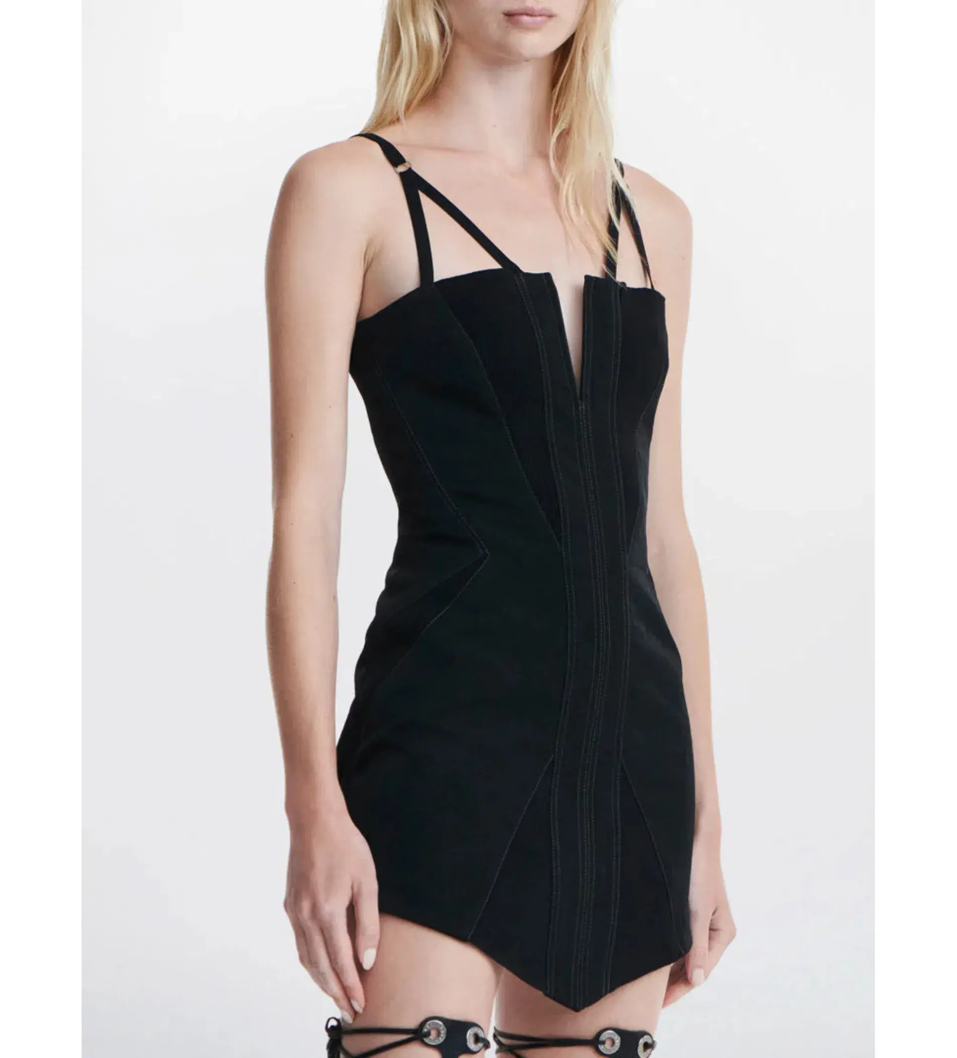 Dion Lee Fine Fork Mini Dress Size 8 - Image 4
