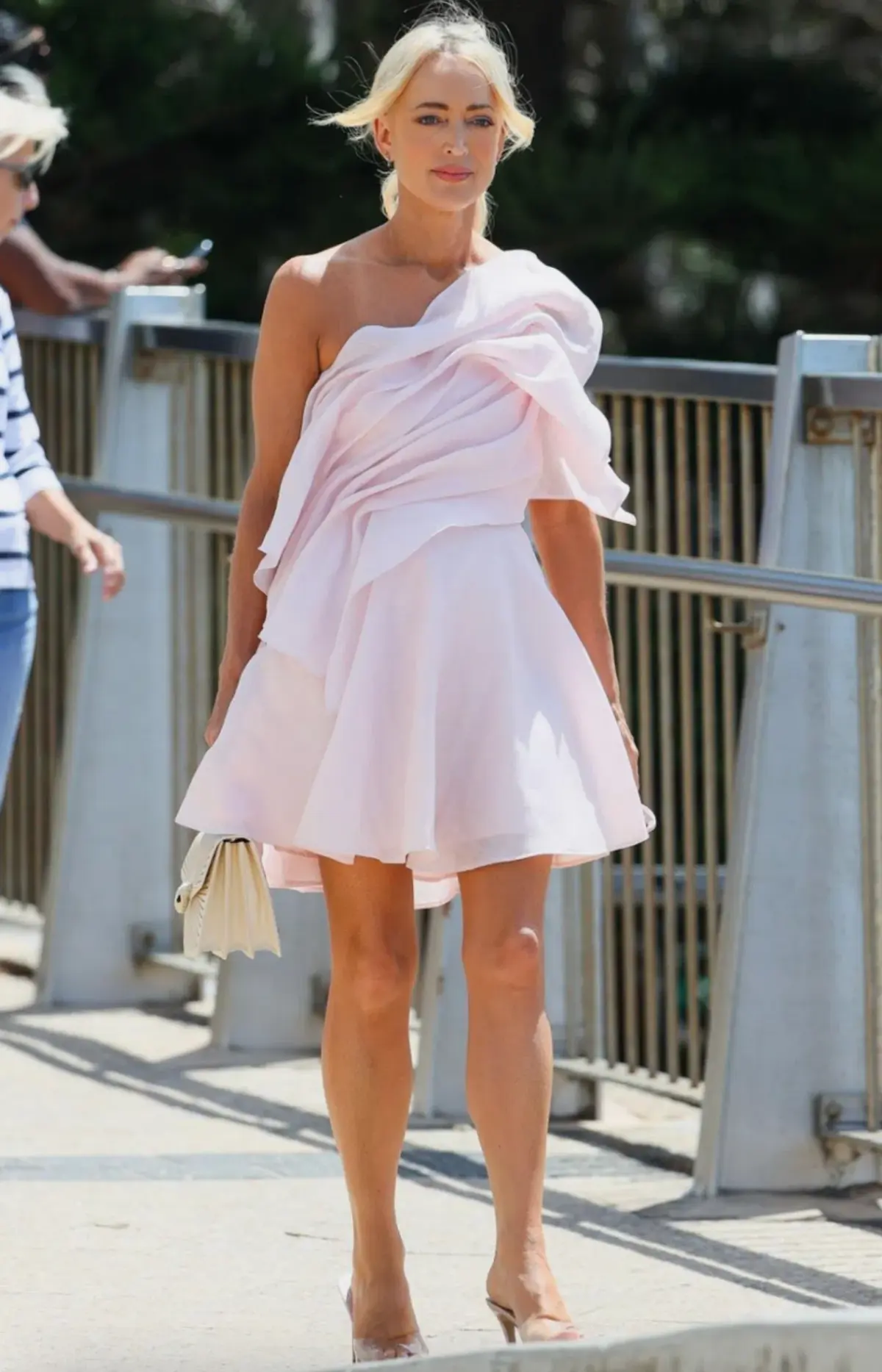 AJE Genesis Mini Dress Soft Pink Size AU 10 - Image 5