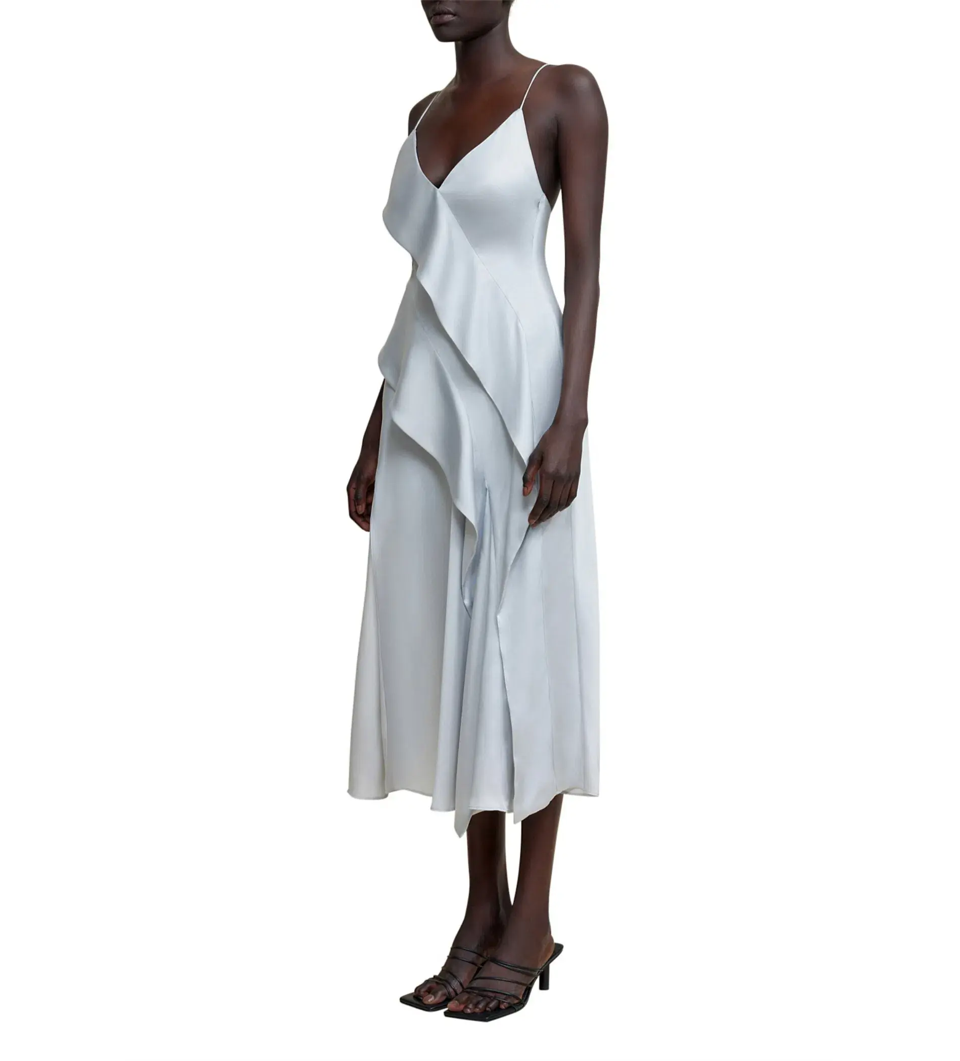 Acler Queensbridge Dress Silver Size 12 - Image 2