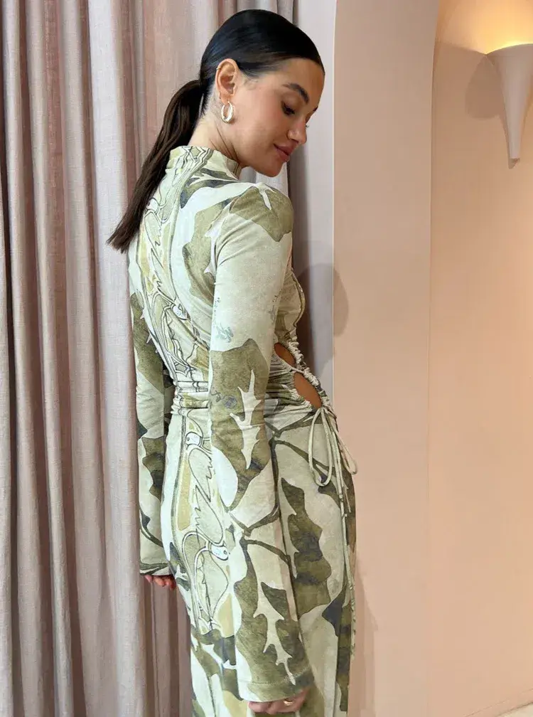 Camilla And Marc Khya Printed Midi Dress Size AU 12 - Image 2
