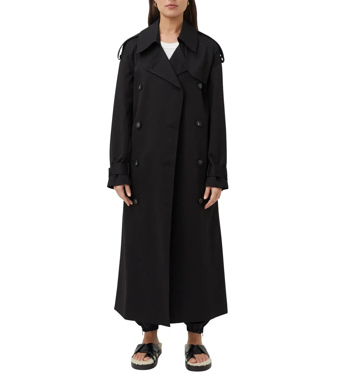 Camilla and Marc Evans Trench Coat Black Size XS-S / AU 6-8 - Image 1