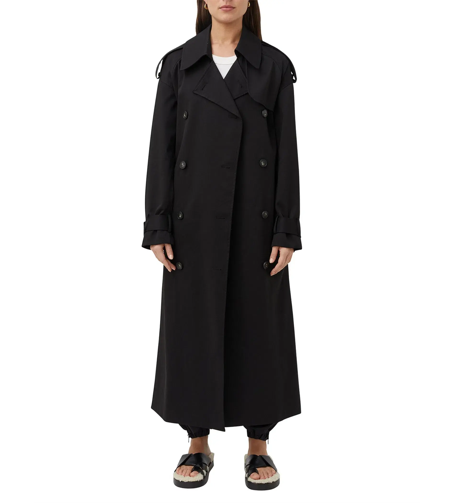 Camilla and Marc Evans Trench Coat Black Size XS-S / AU 6-8 - Image 1
